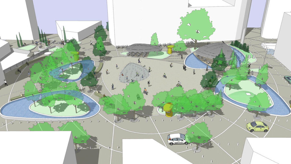 Panhellenic Architectural Competition: "Redesign of Central Square Nikis - Kozani"