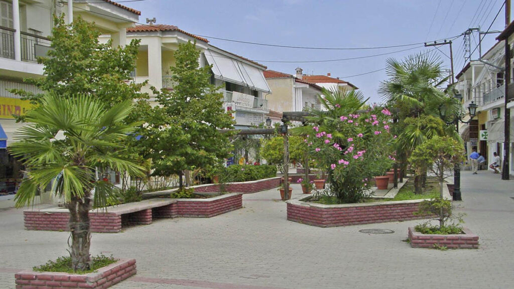 Main Pedestrian Street of Kassandria