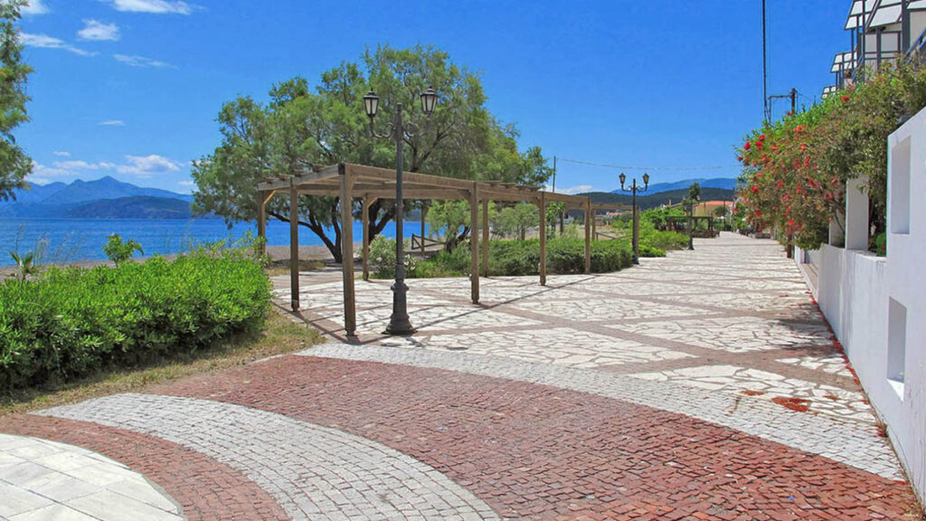 Pedestrianization of Seaside Promenade, in Agia Anna