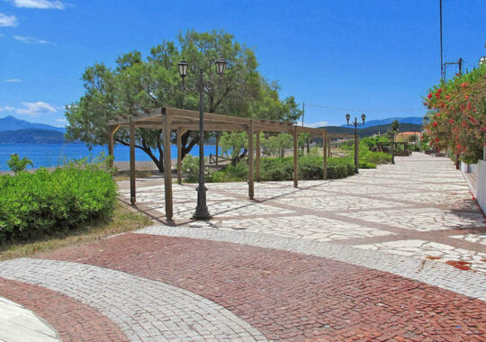 Pedestrianization of Seaside Promenade, in Agia Anna