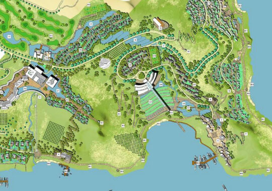 St. John Escape masterplan design, Crete