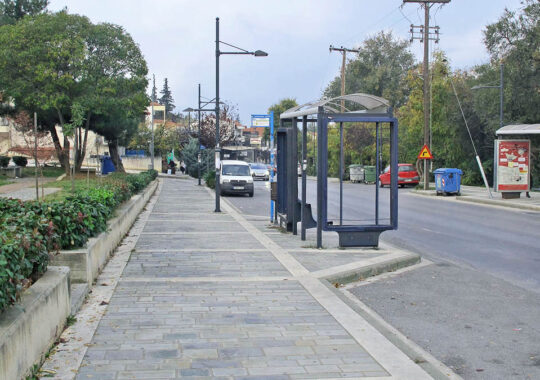 Central Pedestrian Road in Pefka