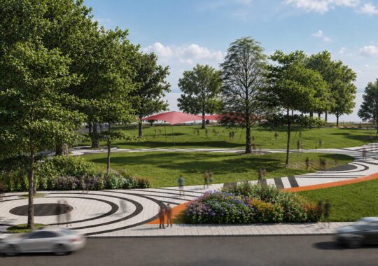 Taiwan park masterplan design, Tirana