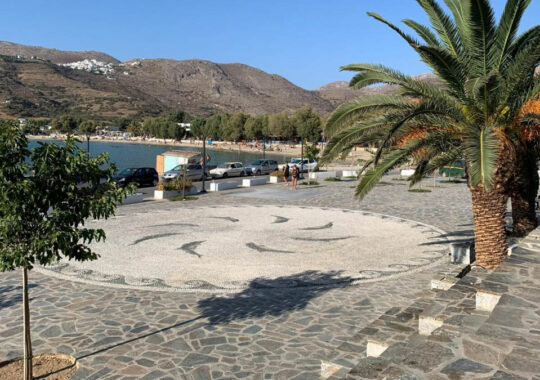 Seaside square of Aegialis, Amorgos
