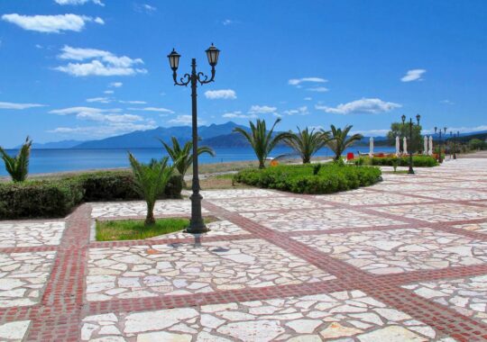 Pedestrianization of Seaside Promenade, in Agia Anna