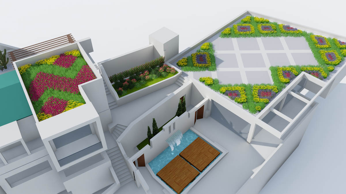 Green Roof in Tirana