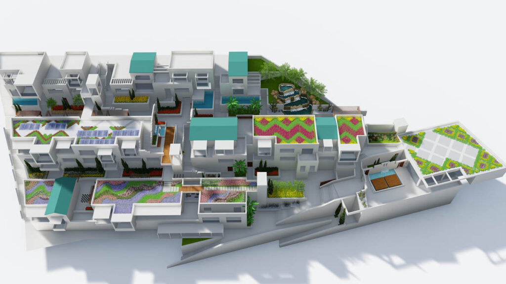 Green Roof in Tirana